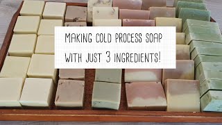 Making Soap with Only 3 Ingredients [upl. by Elbertine]