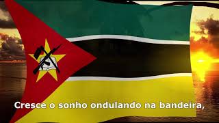 Hino de Moçambique cantado e com instrumental  letra [upl. by Tenom575]