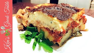 How To Make Moussaka  No Fry Light Moussaka Recipe [upl. by Lund682]