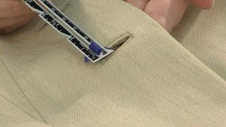 Teach Yourself to Sew Bound Buttonholes [upl. by Nosak]