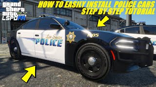 How To Easily Install Police Car Mods amp ELS Into GTA 5 Step By Step [upl. by Oznarol]