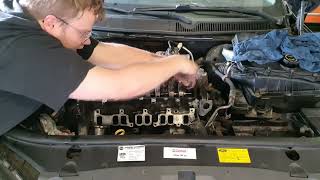 ST TDCI Project Cylinder head removal and transfer [upl. by Llerrahs]