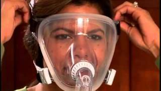 Fitting and Adjusting  Respironics FitLife Total Face CPAP Mask [upl. by Callan]