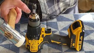 DEWALT CORDLESS DRILL CHUCK JAMMED [upl. by Samira]