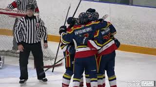 PJHL  New Hamburg Firebirds vs Hespeler Shamrocks [upl. by Moulton]