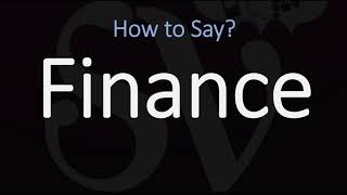 How to Pronounce Finance 3 WAYS British amp American English Pronunciation [upl. by Corry]