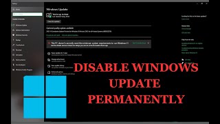 How to Disable Windows Automatic Updates Permanently [upl. by Harod139]