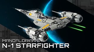 Mandalorians N1 Starfighter  Lego Star Wars MOC [upl. by Analat]