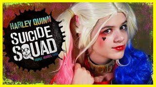 HARLEY QUINN Suicide Squad MAKEUP TUTORIAL  DIY HALLOWEEN COSPLAY COSTUME  KITTIESMAMA [upl. by Stasny101]