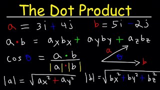 Dot Product of Two Vectors [upl. by Pudens]