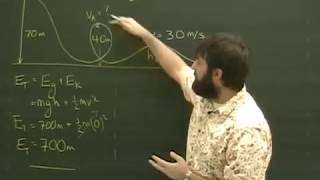 Physics Roller Coaster Problem Conservation of Energy [upl. by Salohcim]