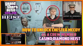 How To Unlock CHESTER MCCOY GTA 5 Casino Heist How To Get CHESTER MCCOY GTA V  GTA 5 Online Guide [upl. by Innad]