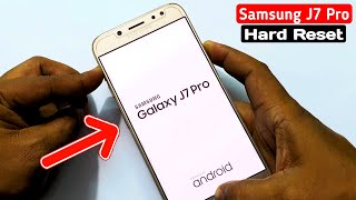 Samsung J7 Pro SM J730 Hard Reset Pattern Unlock Easy Trick With Keys [upl. by Obe]