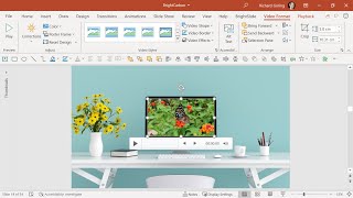 How To Embed A Video In PowerPoint [upl. by Adolphe]