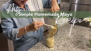 How to Make Homemade Mayonnaise in a Vitamix Blender  Quick amp Easy Recipe [upl. by Holihs791]