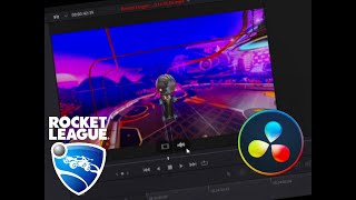 How to edit a Rocket league montage In DaVinci Resolve [upl. by Ion]