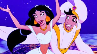 A Whole New World Song Scene  ALADDIN 1992 Movie Clip [upl. by Zubkoff]