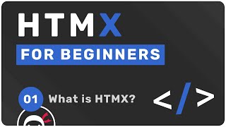 HTMX Tutorial for Beginners 1  What is HTMX [upl. by Ninos]