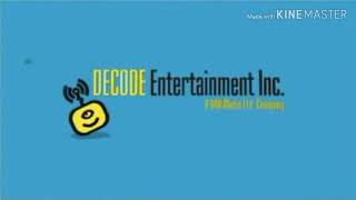 Decode Entertainment Inc Logo [upl. by Rakia619]