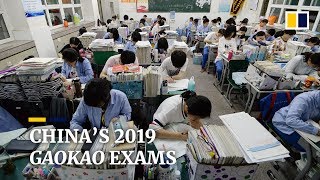 Chinas 2019 gaokao exams [upl. by Suilenroc468]