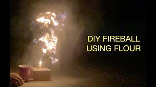 Making a Fireball with Flour [upl. by Derrik]