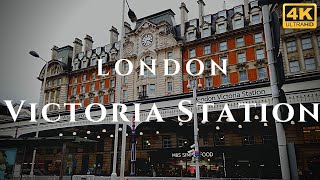 London Victoria Station Walk Through England 4K [upl. by Syverson127]