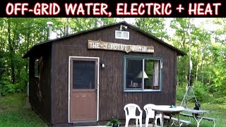 OffGrid Utilities  How We Do Heat Water Electricity And Sewer [upl. by Ellehcan]