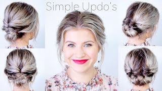 Simple Elegant Updo Hairstyles For Medium Length Hair  Milabu [upl. by Doersten972]