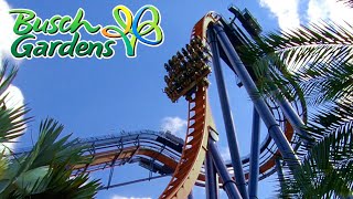 Busch Gardens 2021 Tampa Florida  Full Complete Walkthrough Tour [upl. by Floria498]