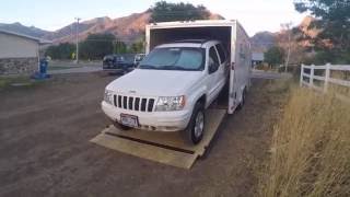 Enclosed Car Trailer Winch Install [upl. by Ignatz394]