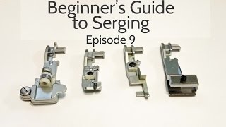 Beginners Guide to Serging Ep9 Elasticator Foot [upl. by Rihat192]