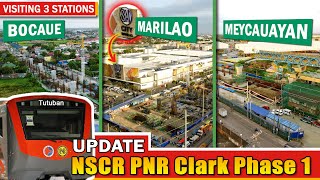 NSCR Bocaue Marilao Meycauayan  PNR Clark Phase 1 UPDATE [upl. by Benjamen]