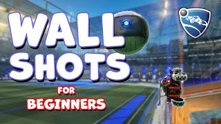 How to Wall Shots and Aerials  Beginner Rocket League Tutorial  Custom Training [upl. by Radmen]