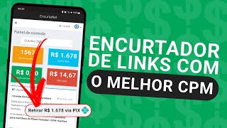 COMO GANHAR DINHEIRO ENCURTANDO LINKS  ENCURTANET [upl. by Jordans]