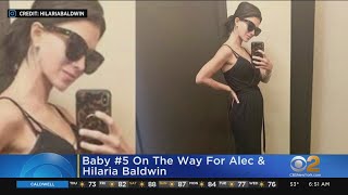 Alec Hilaria Baldwin Expecting Baby No 5 [upl. by Nylireg]