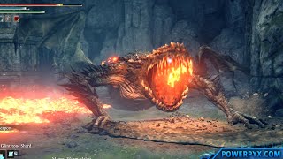 Elden Ring  Magma Wyrm Makar Boss Fight amp Location [upl. by Kaete564]