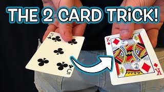 Insane 2 Card Magic Trick Revealed  EASY DIY Gimmick [upl. by Auliffe]