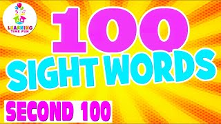 100 SIGHT WORDS for Kids Learn High Frequency Words  FRY WORDS List 2 [upl. by Gnuhc561]