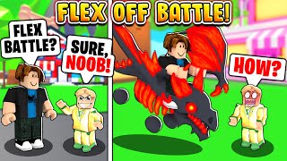 FLEX OFF BATTLE NOOB vs SPOILED RICH KID in ADOPT ME Roblox Adopt Me [upl. by Juliane]