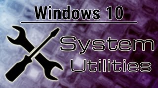 How to Easily Access System Utilities  Windows 10 Tutorial [upl. by Nortal]