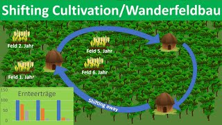 Shifting CultivationWanderfeldbau Erdkunde Mittel und Oberstufe [upl. by Ahsiuqet788]