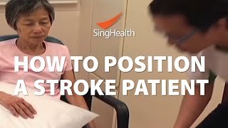 How To Position A Stroke Patient [upl. by Hodess]