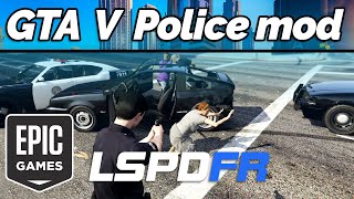 GTA 5 Epic Games LSPDFR Police mod Installation Guide [upl. by Naivatco]