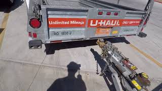 Safe Trailering Demonstration  UHaul  How To Properly Load A Trailer [upl. by Beth]