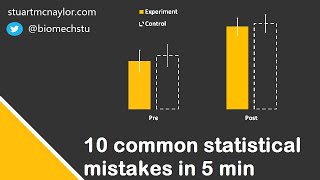 Ten Statistical Mistakes in 5 Min [upl. by Moia]