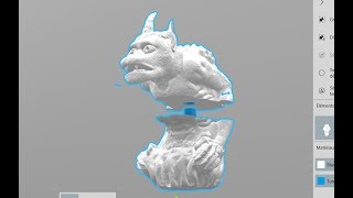 3D Builder  découper un fichier STL avec emboîtements [upl. by Arman]