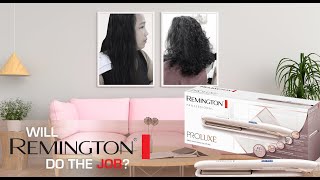 Remington Proluxe Ceramic Hair Straightener Product Review [upl. by Carrol]