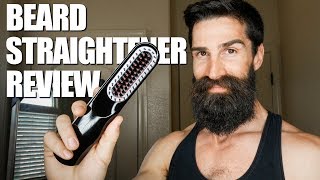 Beard Straightener Heated Brush DO THEY WORK LETS FIND OUT [upl. by Ellered]