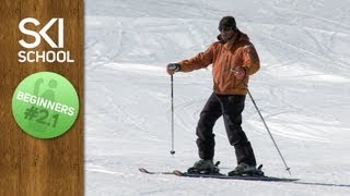 Beginner Ski Lesson 21  Committing to the Downhill Ski [upl. by Mis]