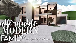 Bloxburg Affordable Modern Family Home 38k  No Advanced Placing amp No Large Plot Cheap House Build [upl. by Nina]